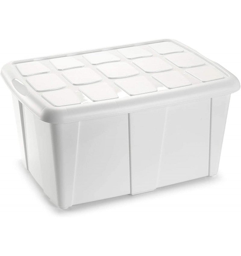 Plástico Transparente Caja Almacenaje 130 Litros Plastic Forte