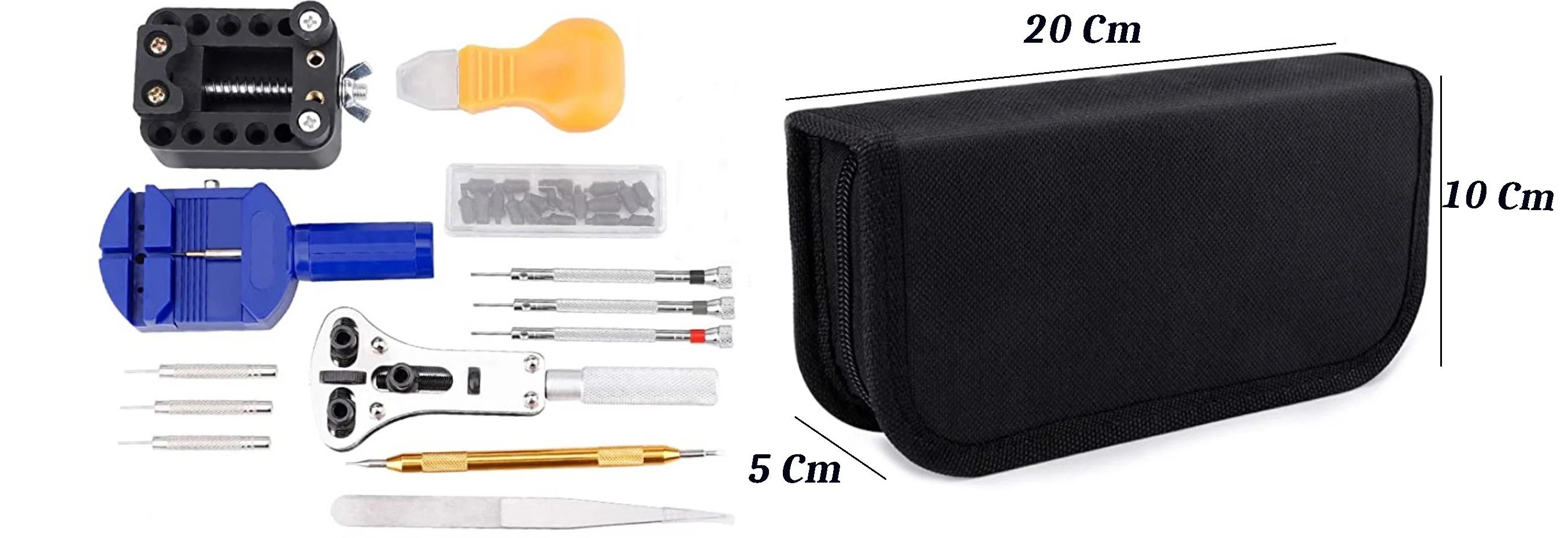 KIT RIPARAZIONE OROLOGI PROFESSIONALE APRI CASSE, MAGLIE CON