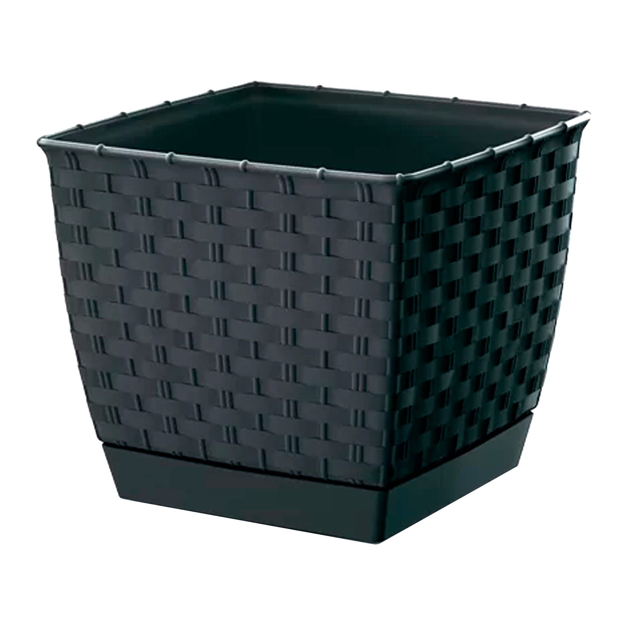 Square Ratolla Square 3.8L., Dimensions (mm) 190x190x159, colore bianco | Leroy Merlin Square Ratolla Square 3.8L., Dimensions (mm) 190x190x159, colore bianco | Leroy Merlin