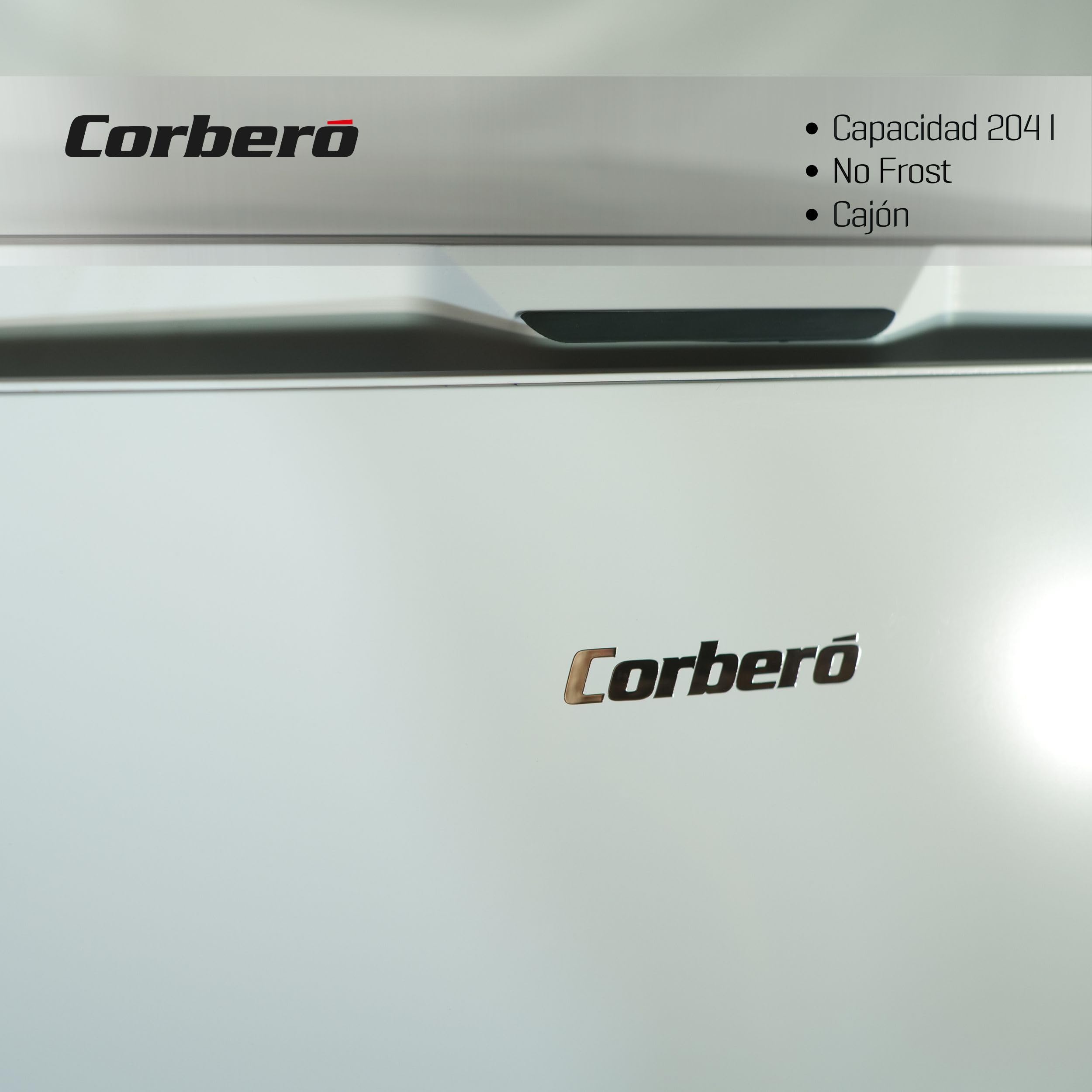 Corberó - Congelador Vertical CCVH17023NFW | 204L | No Frost, Crisper, 39 dB - 6