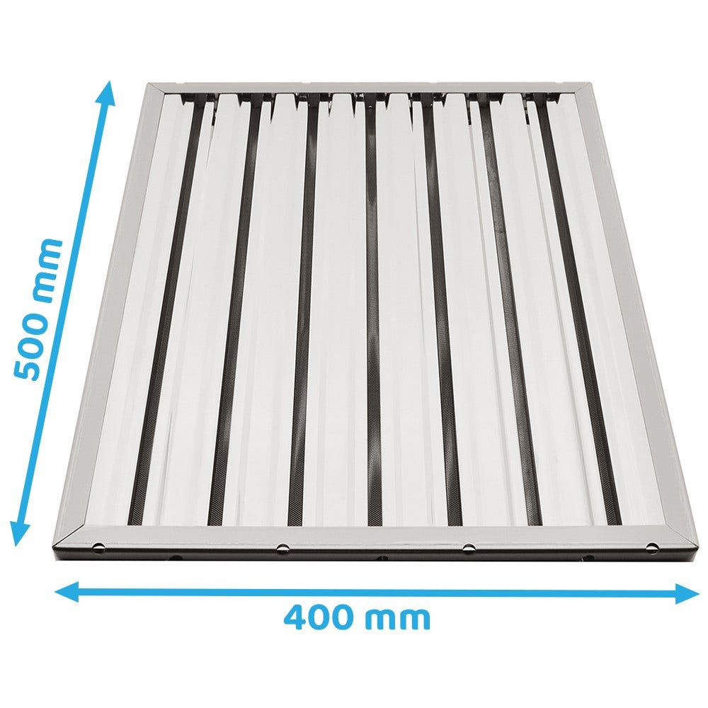 Filtro Cappa Aspirante Lamas 390x490x50 Mm In Acciaio Inox AISI304 - Ricambio Professionale - Foto 11