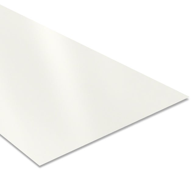 Tôle Plane 2000x1220 mm Acier 0.63 mm Laqué Blanc RAL 9010
