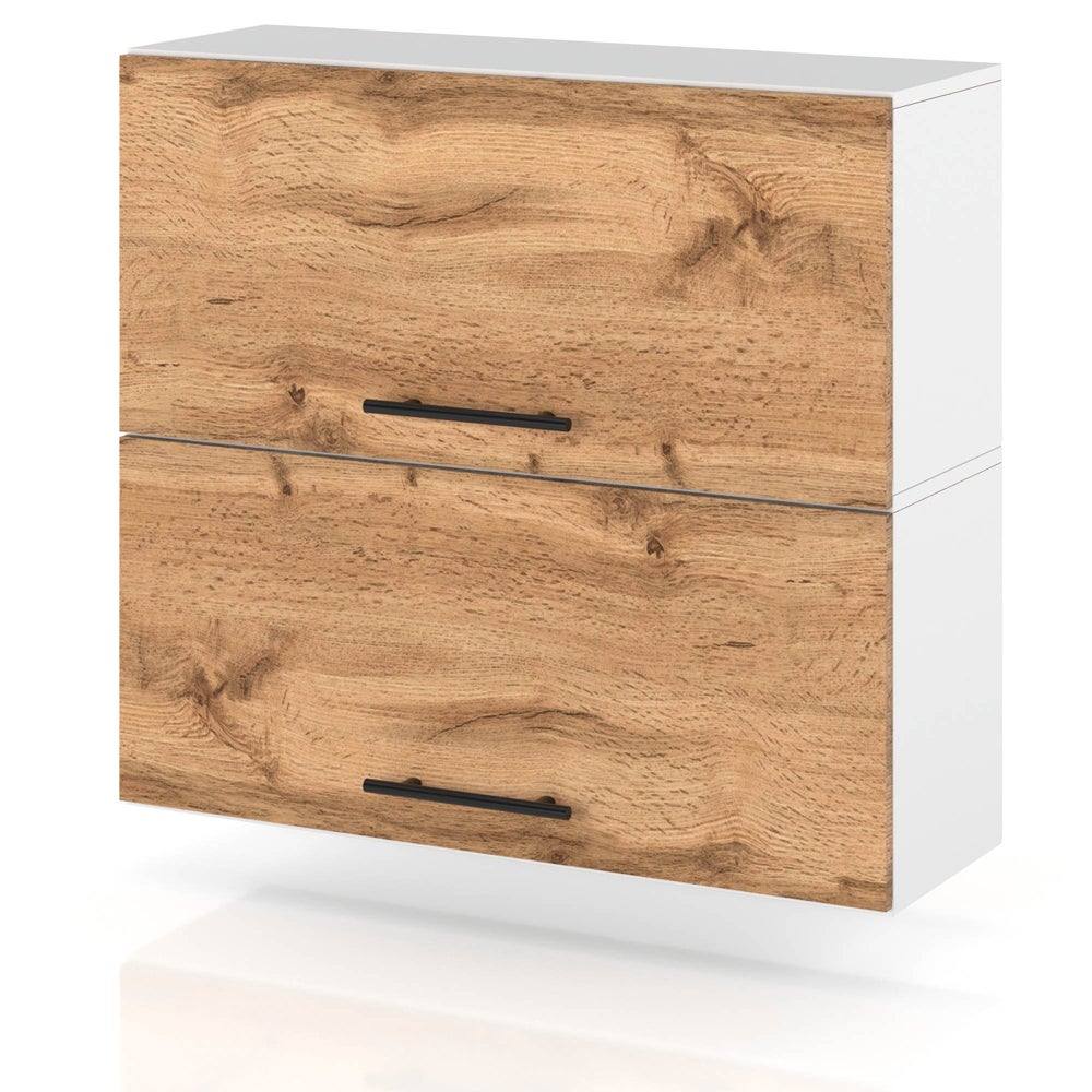 Szafka kuchenna wisząca klapowa modułowa drewniana 80cm spremium dąb wotan