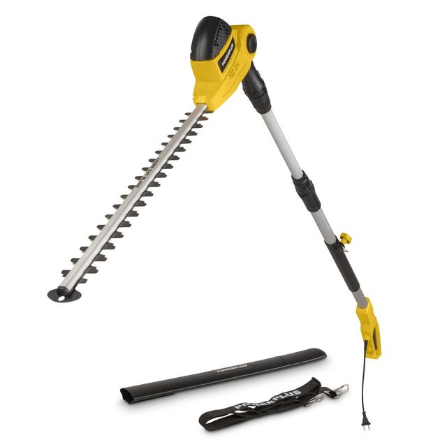 Powerplus Taille-haie télescopique POWXG2044 – 550W, lame 55 cm, écart 20 mm, pour haies et jardin