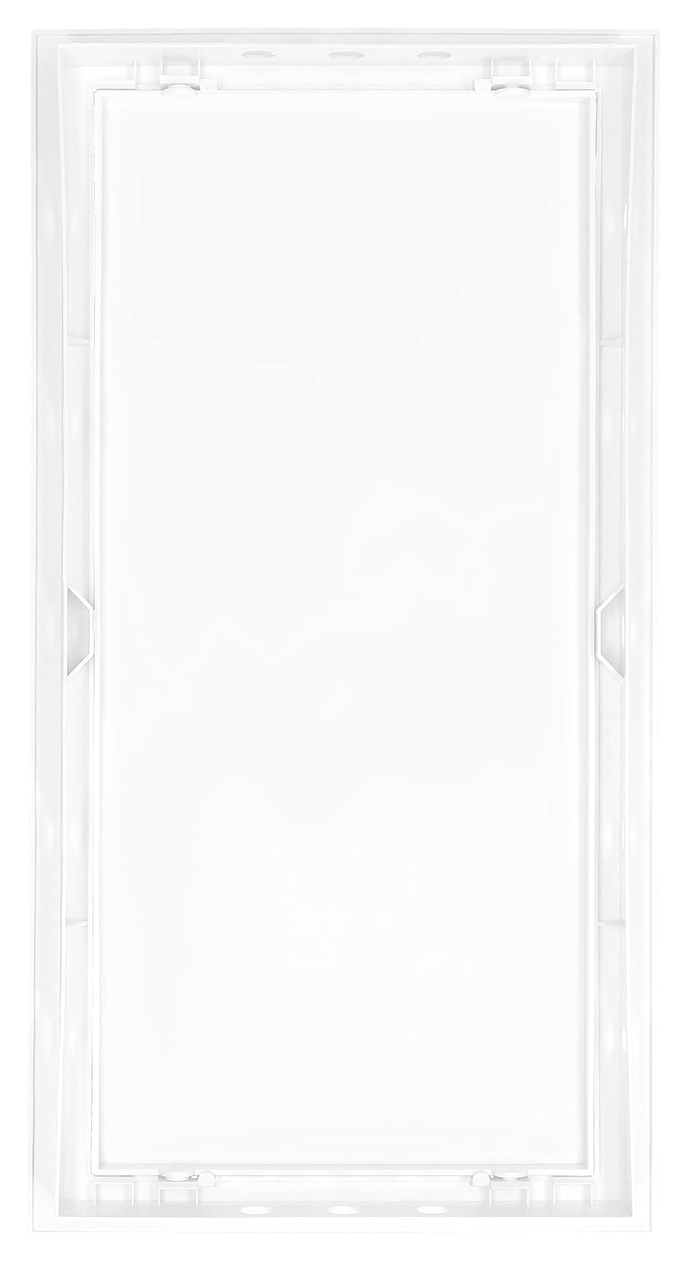 Registro de inspección 20x40 cm - Plástico blanco - Registro para inspección de placas de yeso - Techo - Ático - KOTARBAU - 4