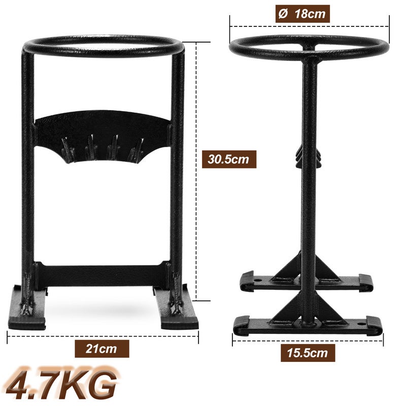Spaccalegna Manuale ECD Germany - Con Manico In Legno E Lama In Ghisa - Per Legna Da Camino - Foto 12