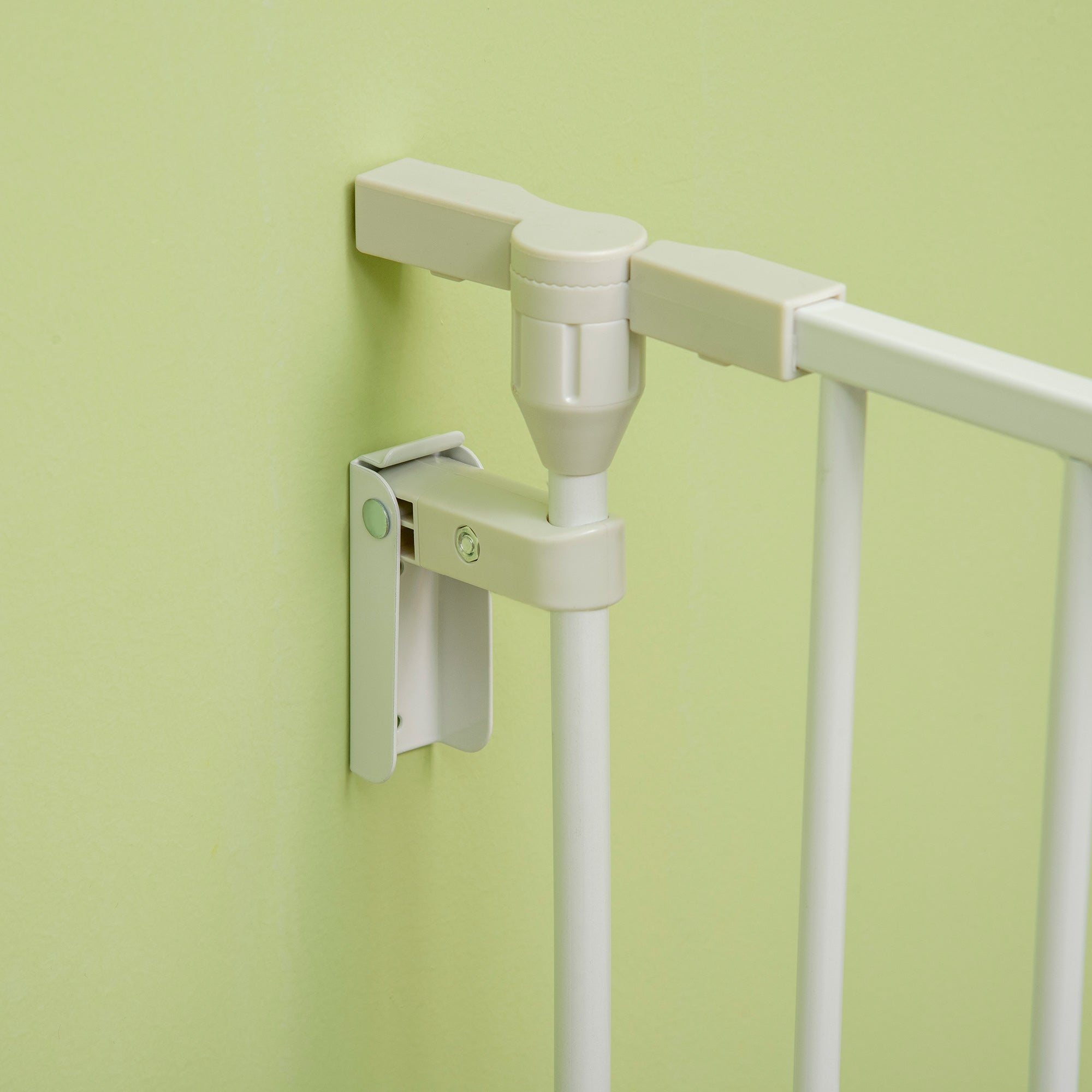 Barrera de Seguridad PawHut Metal, Plástico Blanco 300x74.5 cm - 5