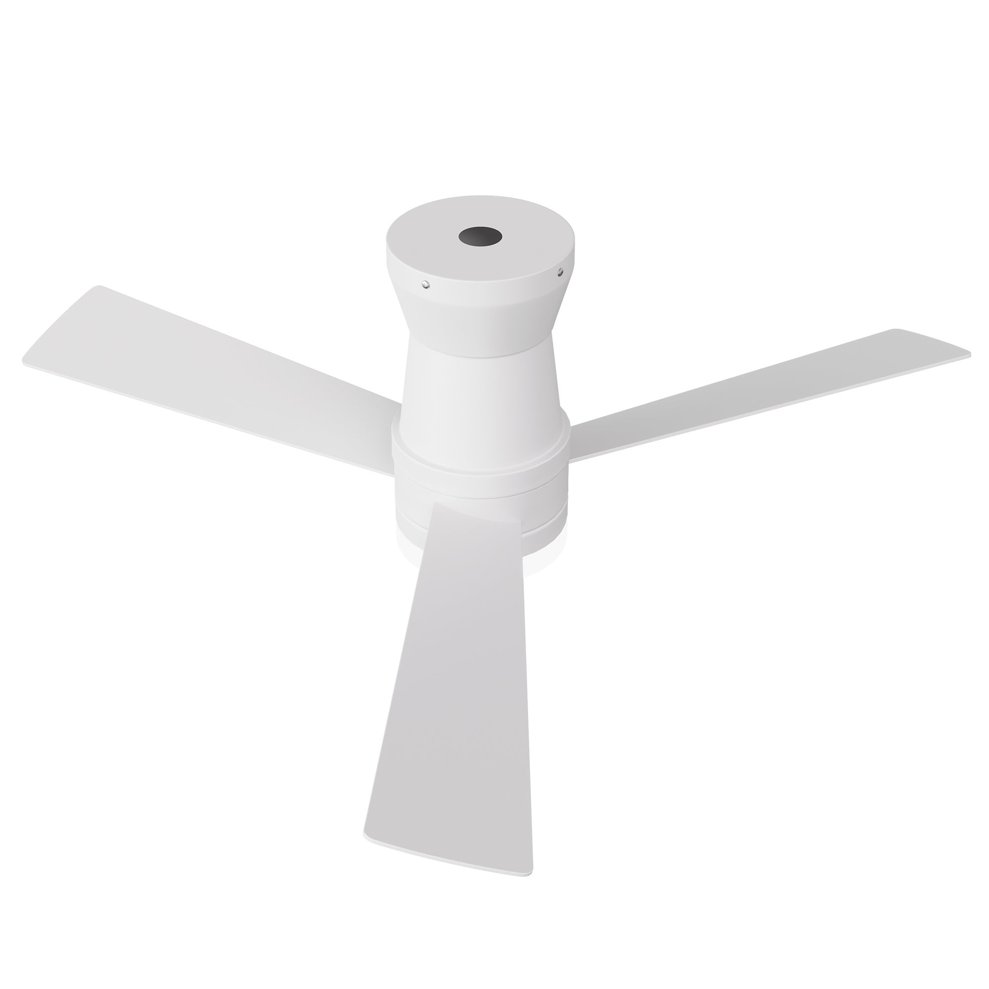Ventilateur de plafond, 2-en-1 blanc avec éclairage LED (modèle à 3 pales de 52 pouces en contreplaqué),L132cm - 12