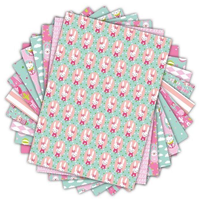 48 Feuilles De Papier Imprimé A4 Oh La La - Motifs Vélos, Fleurs, Pois - Papier 140g/m² Pour Créations Et Scrapbooking
