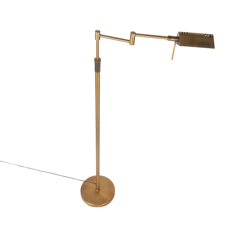 LED Dimmable Lampadaire variateur inclus notia - 1 lumière - H 146 cm - Bronze - Moderne - Éclairage intérieur - Salon I Chambre - 7