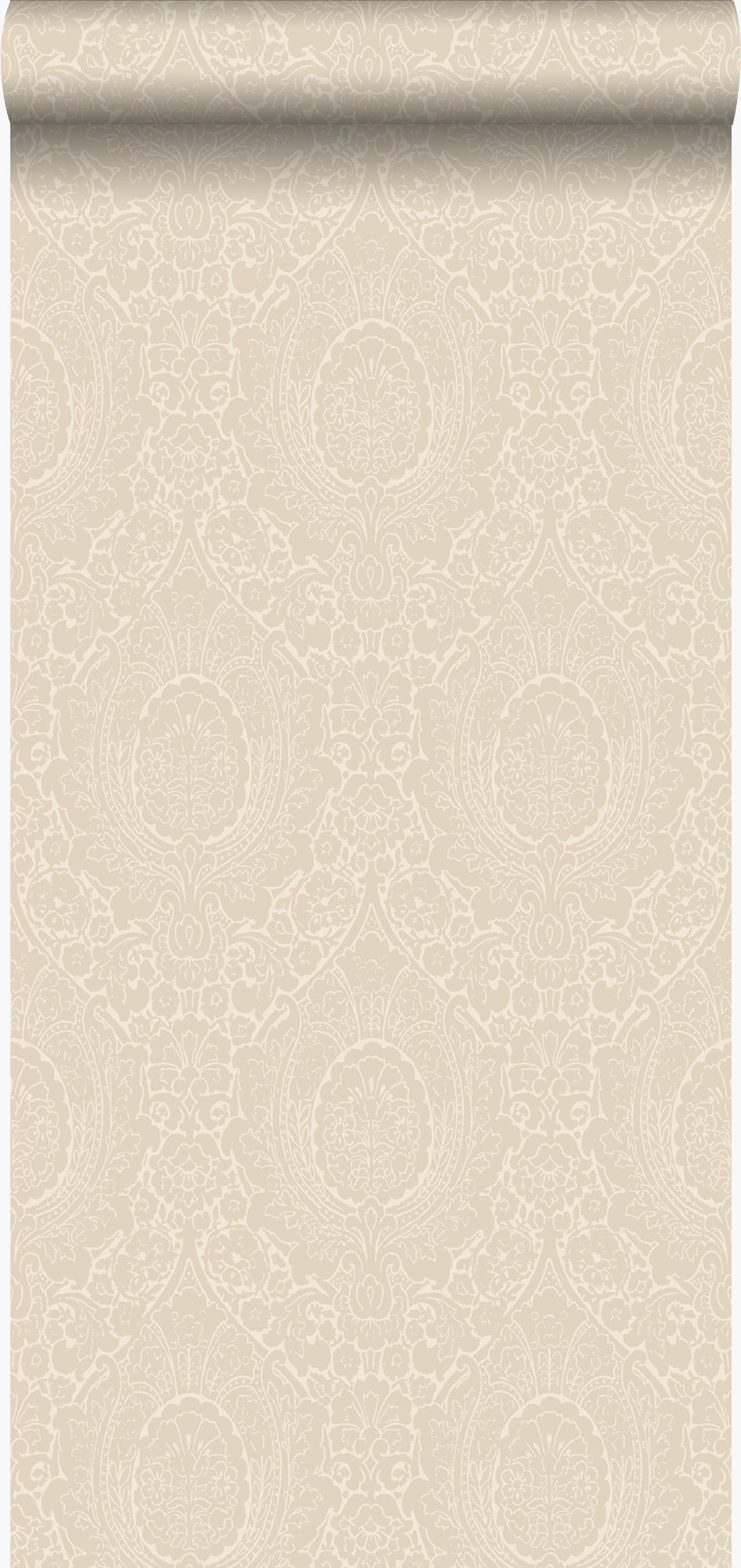 Tapeta ozdoby piaskowego beżu - 53 cm x 10.05 m - ORIGIN