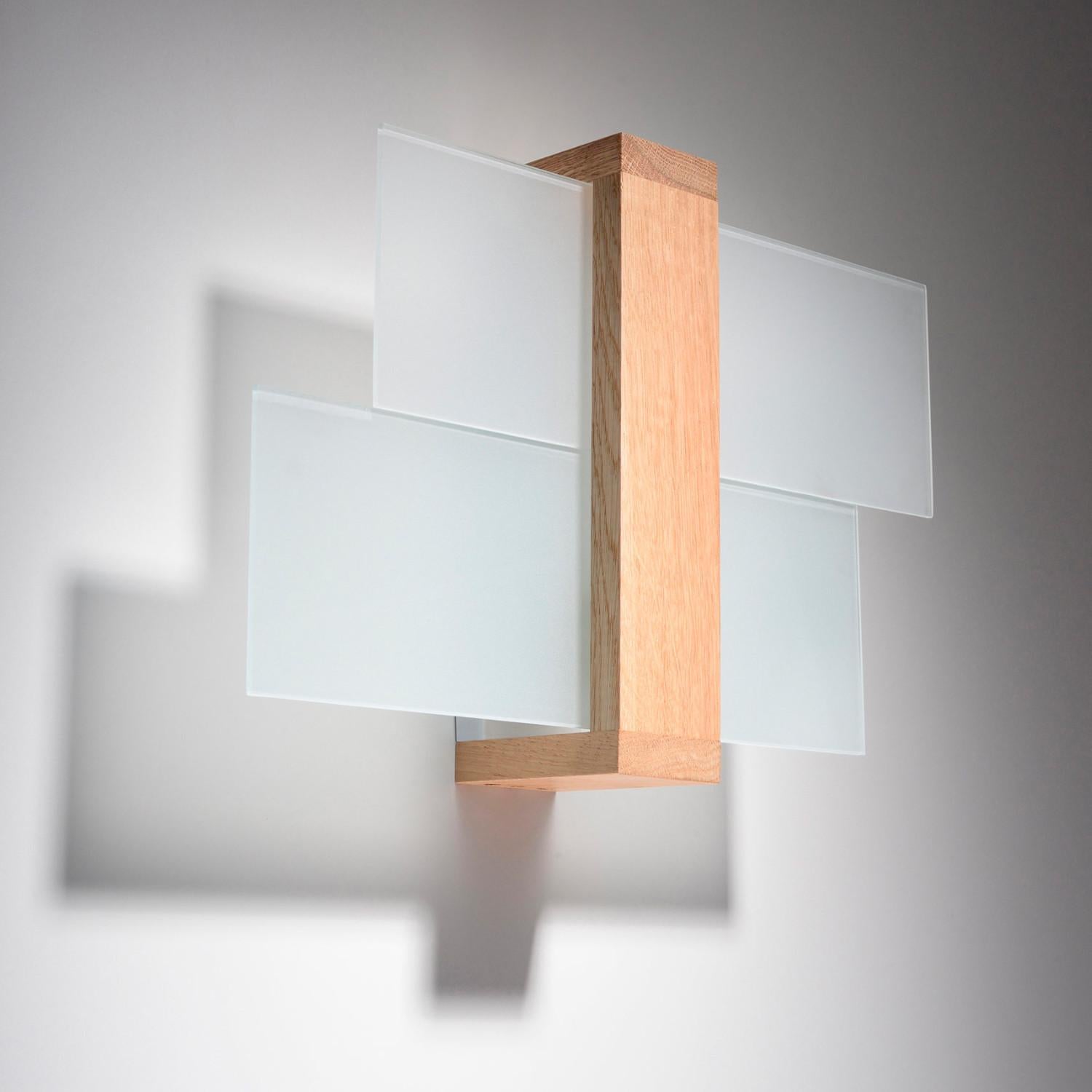 Kinkiet ścienny Feniks jasne drewno-biały 1xE27x60W wym: 12 x 43 x 30 cm metal IP20 Sollux Lighting