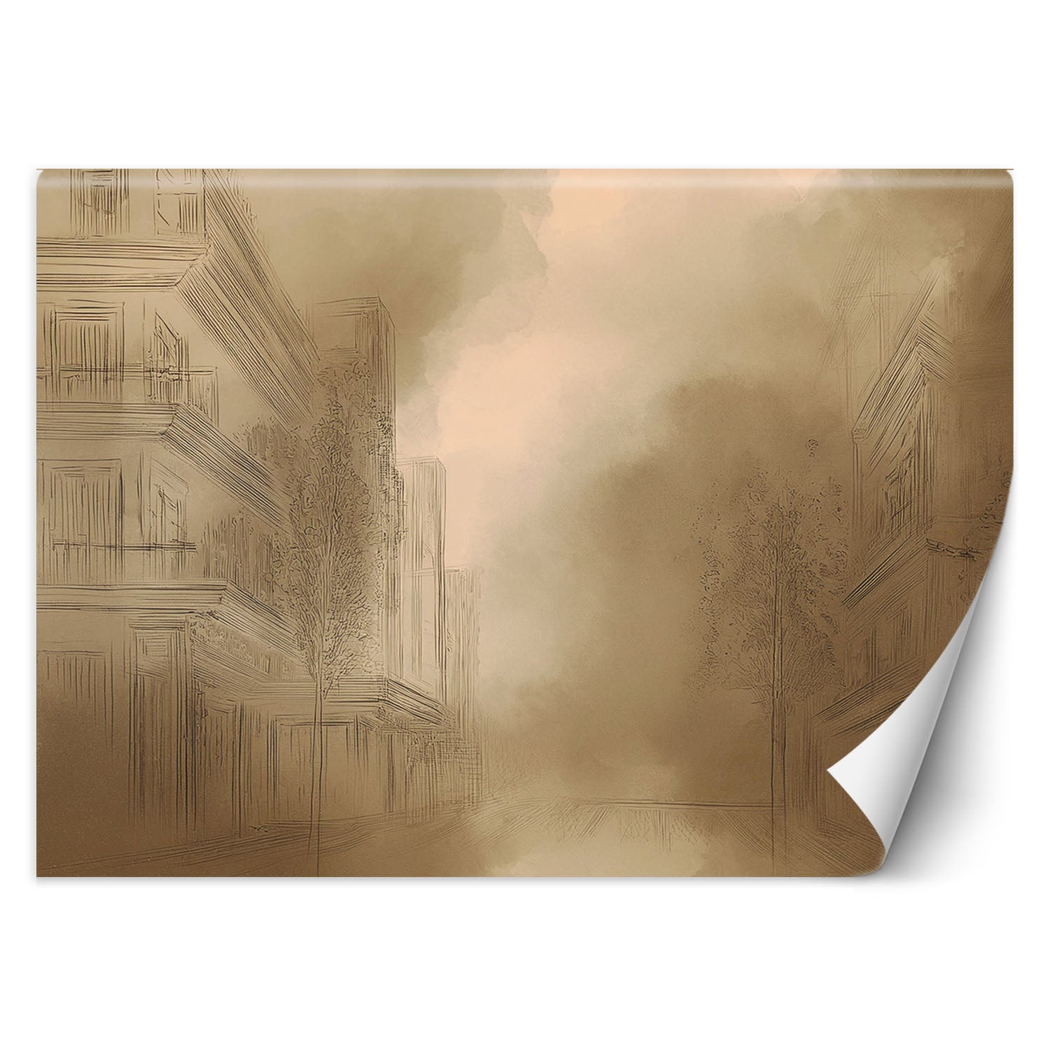 Fototapeta, Stary krajobraz miasta 250x175