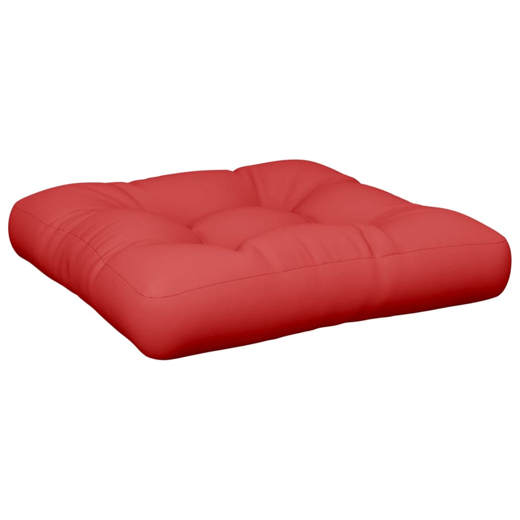 Maison Exclusive - Cojines para palets 2 unidades tela rojo - 4