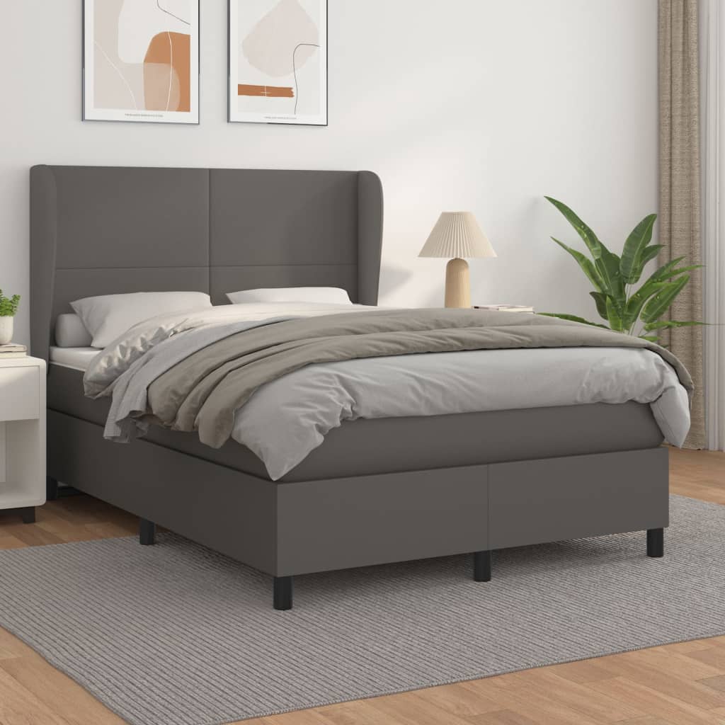 VitaliSpa Cadre de lit Lit double Lit métal Fyrk Aspect bois 180 x 200