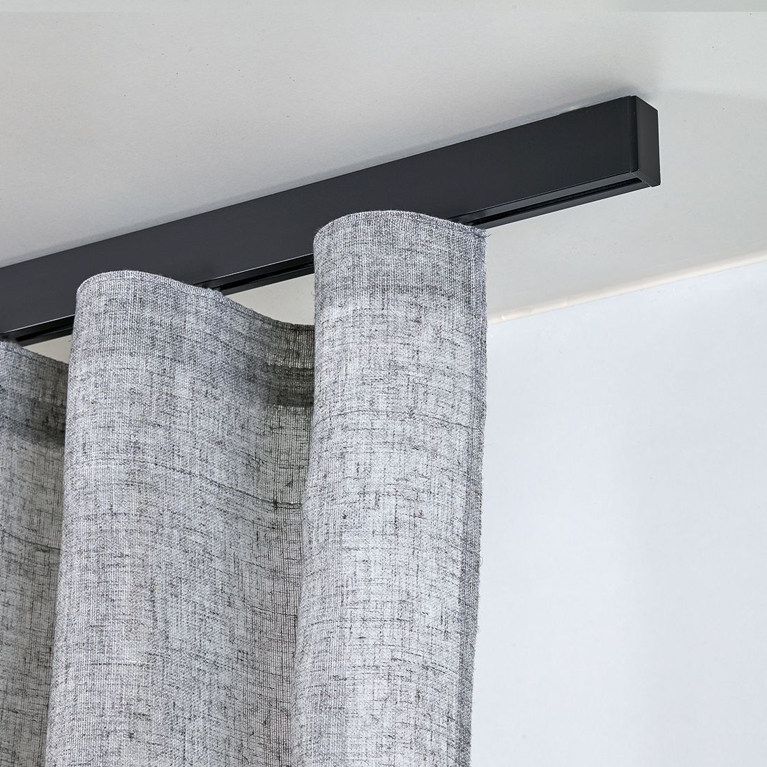 Rails pour Rideaux avec Onde Parfaite avec Installation au Plafond ...