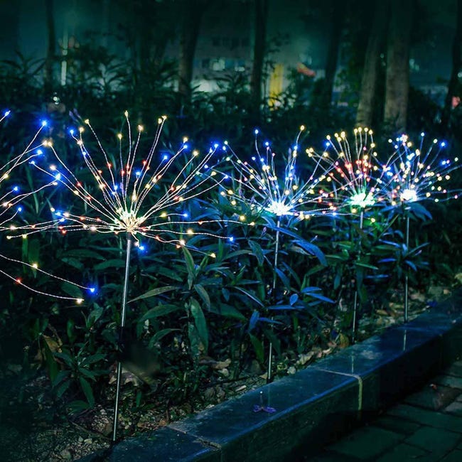 Catena 20 lampadine ricarica luce led energia pannello solare stringa esterno in giardino Catena 20 lampadine ricarica luce led energia pannello solare stringa esterno in giardino