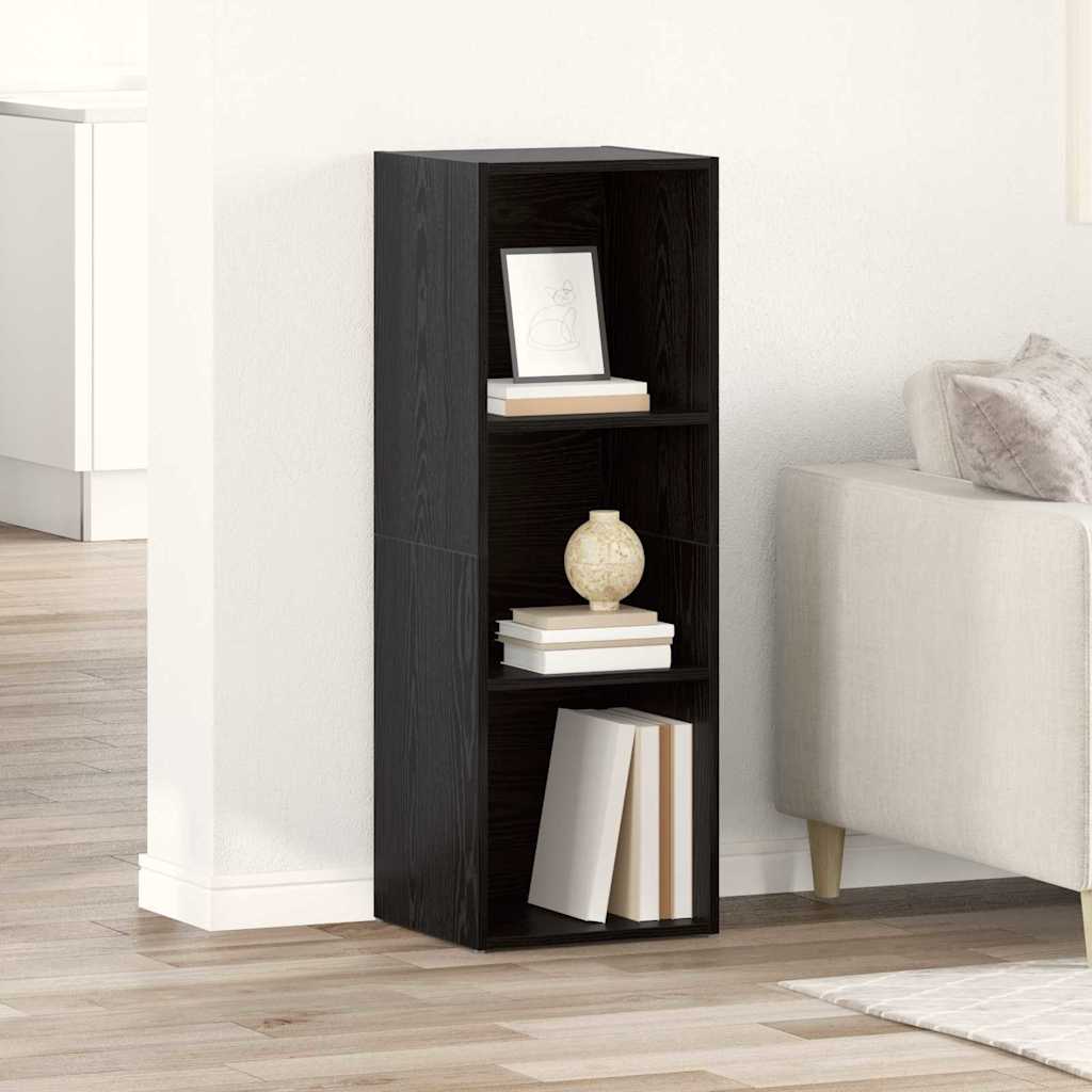 Zestaw szafek RTV Montowane na ścianie Czarny 72 x 35 x 37 cm vidaXL