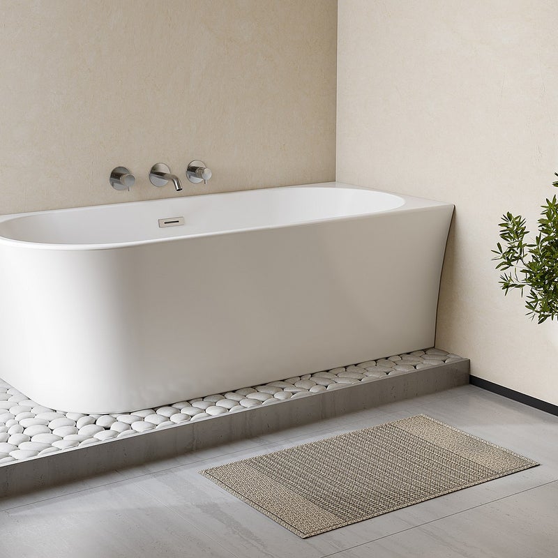 Wanna narożna - 201 L - 150 x 75 x 59 cm - Biała - Akryl - prawy narożnik - PONTICOLA