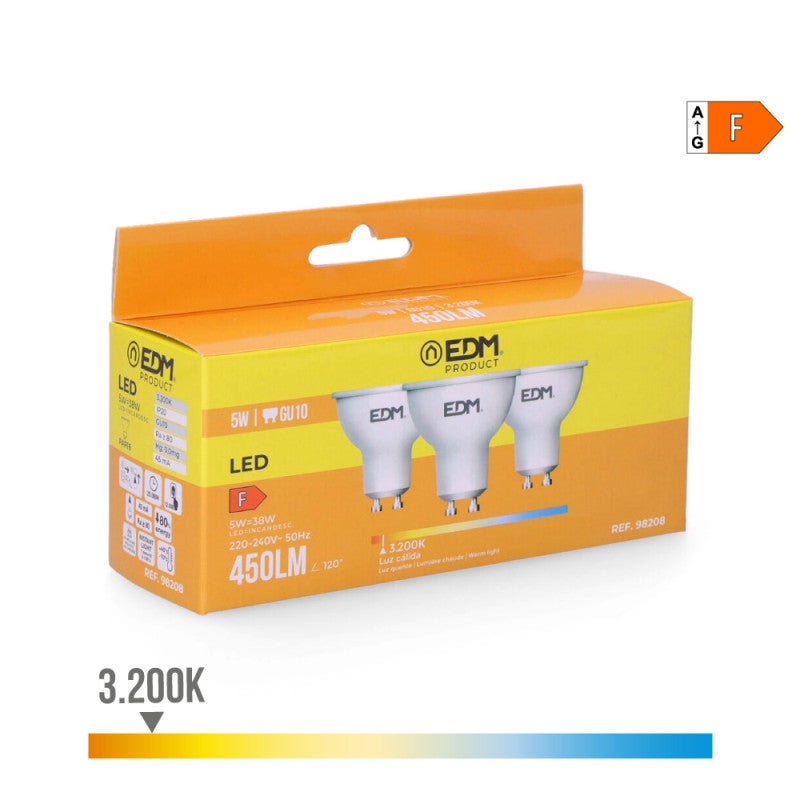 Wowatt 10W Bombillas GU10 LED Luz Neutra 4000K Equivalente A 120W Lámpara Halógena GU 10 Súper