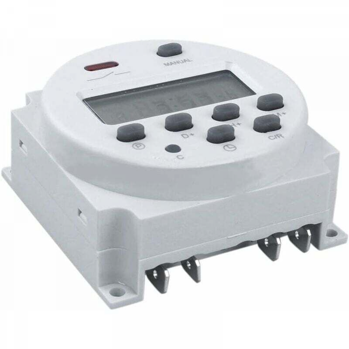 CN101 Temporizador digital 12 V CC/CA, interruptor de relé de tiempo ...
