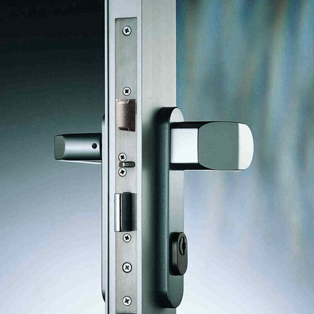 Serrure à encastrer de porte et menuiserie metalique a cylindre Axe 21 mm Reversible Bricard - 5