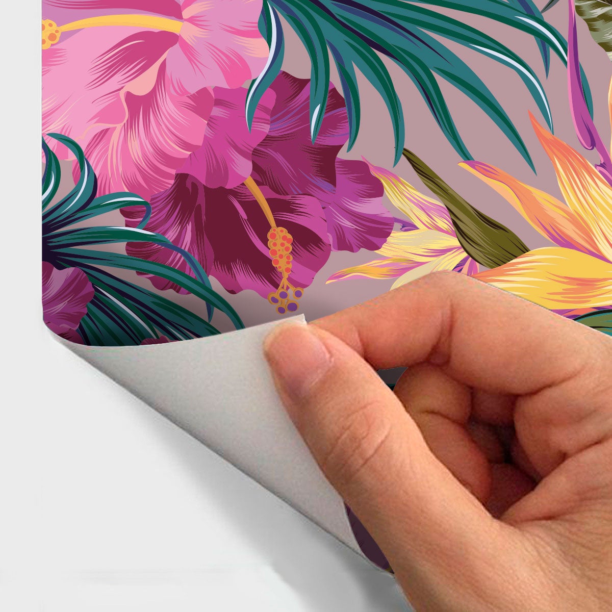 Adesivo arazzo tropicale Cartago - Sticker adesivo - adesivi murali - 50x50cm - 4