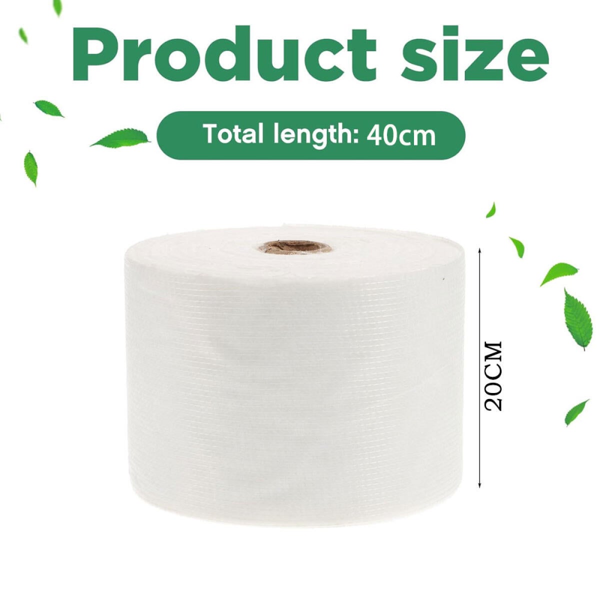 Tissu polyester tissé-cousu 20cmX40M, Membrane Anti-fissures Résistante aux UV pour Réparation Toiture et Cloisons Sèches - 2