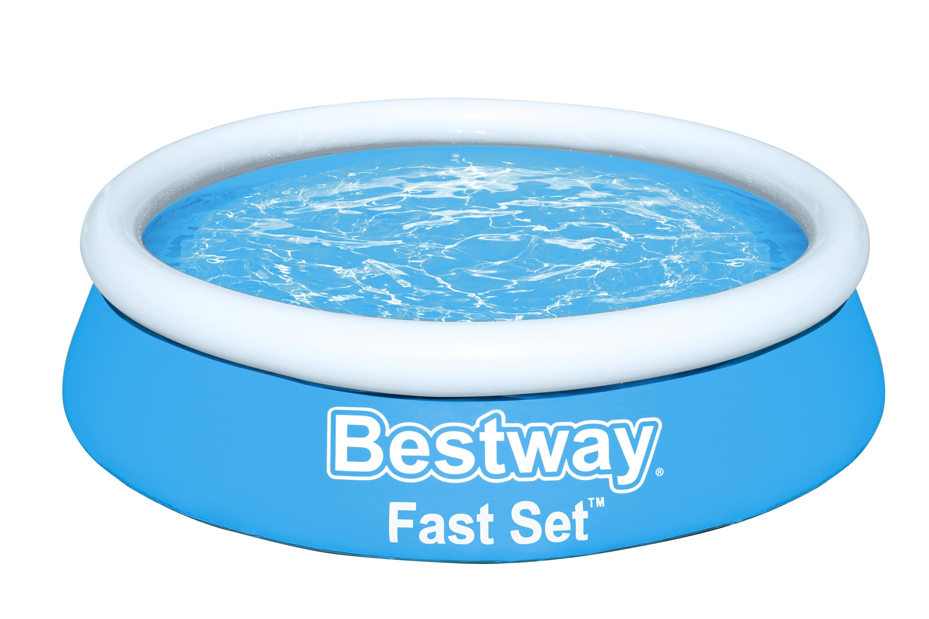 Basen dmuchany Bestway Fast Set 183x51 cm Niebieski Trwały i Łatwy w Montażu