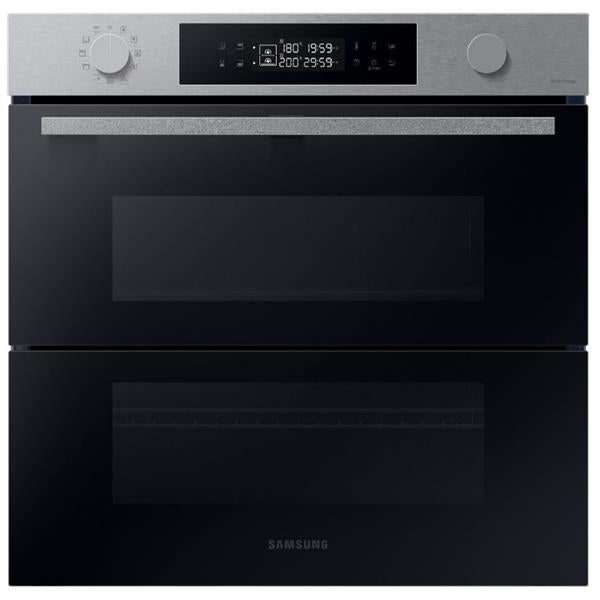 SAMSUNG Four encastrable pyrolyse NV7B45305AS dual cook flex,76 litres ...