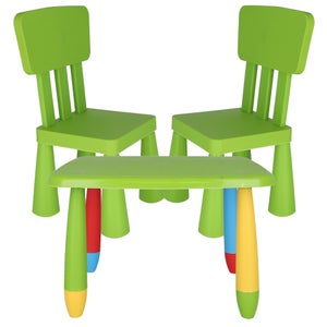 Aufun Tavolo per bambini con set di 4 sedie, dinette per