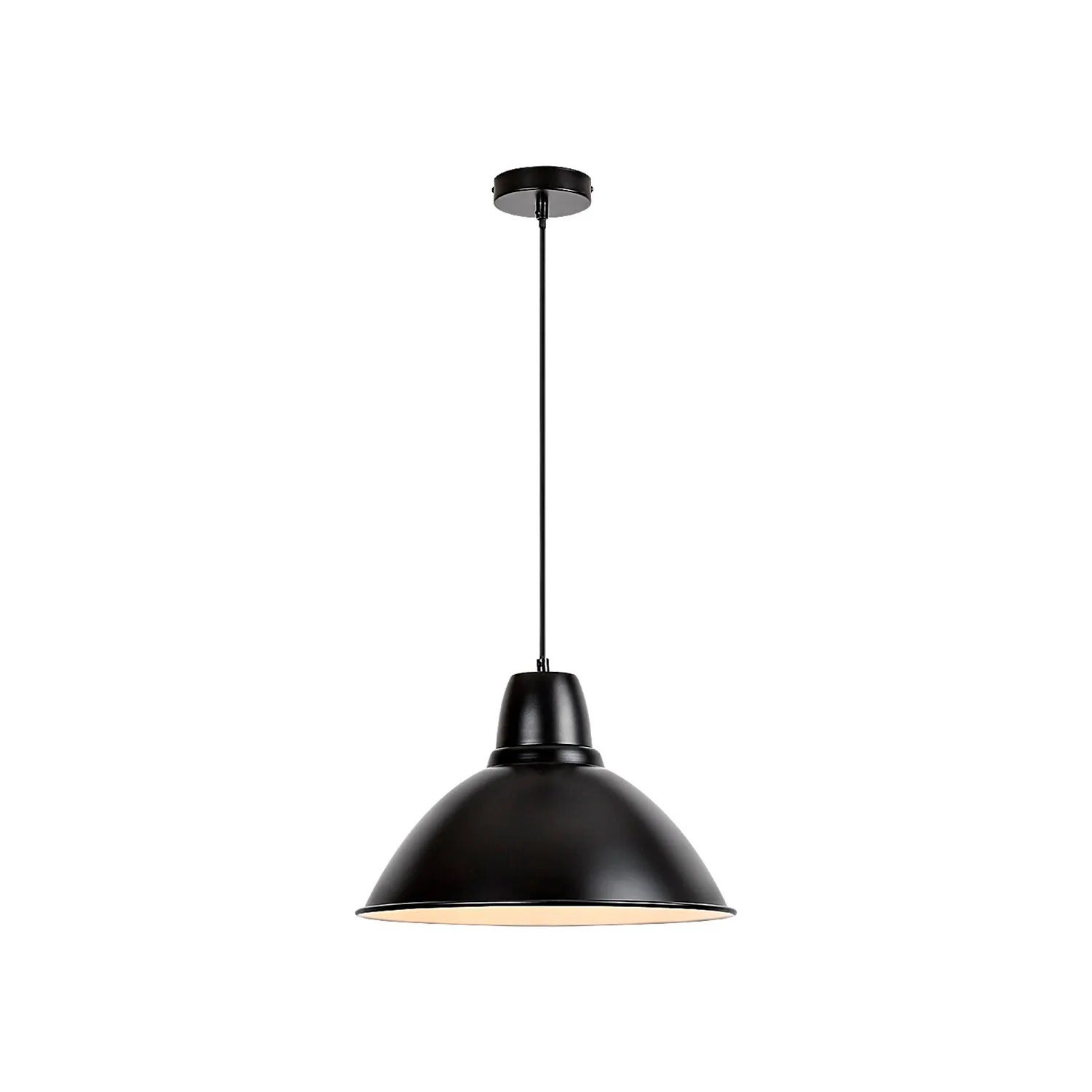 Lampa wisząca Wilbour czarno-biała 1xE27x40W metal wym:120x36x36cm IP20 Rabalux