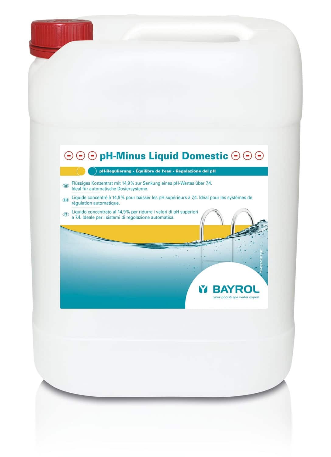 Pack Régulateur pH + Chlore ASTRALPOOL + chambre analyse + 1 Bidon 20 L Chlore + 1 Bidon pH- 20 L BAYROL - 7