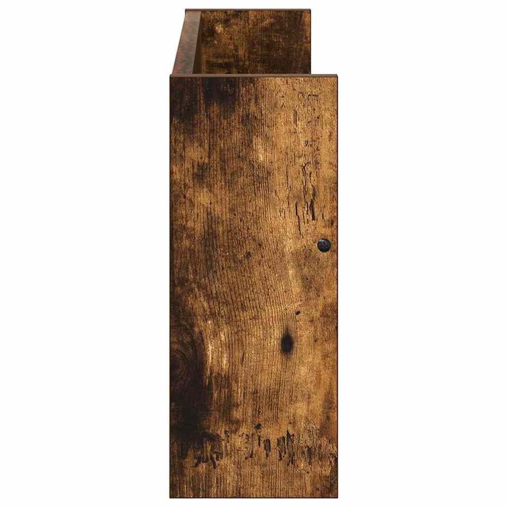 Étagère à magazines avec étagère Chêne fumé 60 x 12 x 30 cm vidaXL - 6