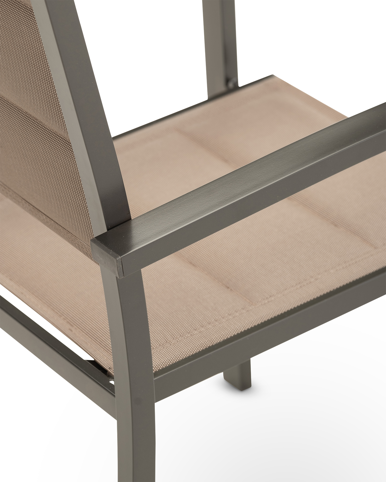 Conjunto mesa fija 70×70 y 2 sillas jardín marrón - Tokyo - 8