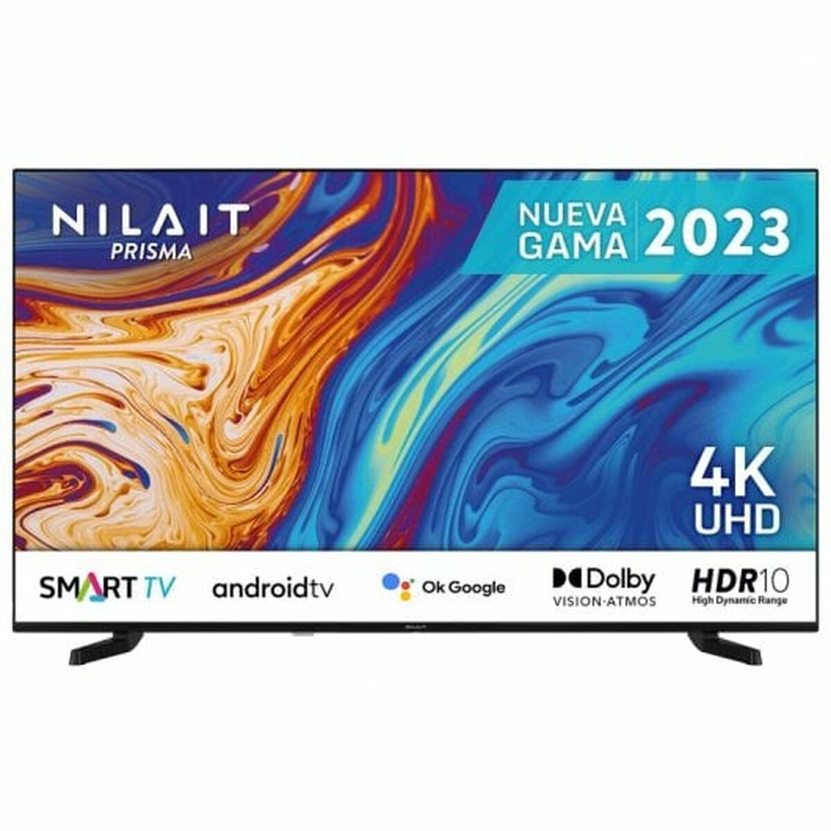 Nilait Prisma 32 Pollici Smart TV LED FHD, WebOS, HDR, WiFi, Controllo Vocale, Televisore Intelligente Compatto da 32