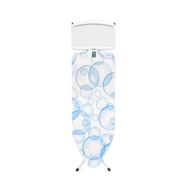 Asse Da Stiro Brabantia D - 135x45 Cm, Cotone Fairtrade, Ampia Superficie E Design Pieghevole