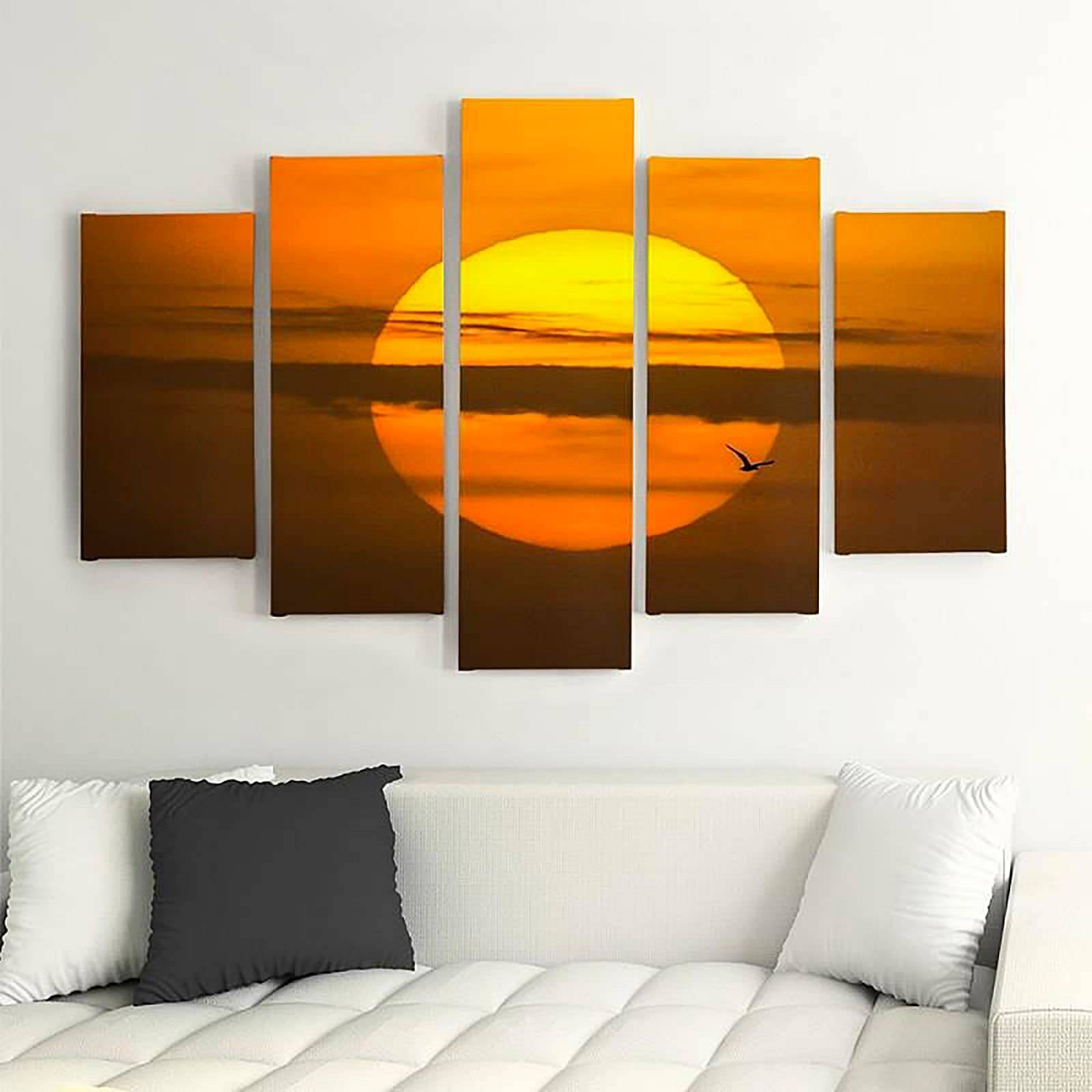 Tableau soleil couchant - 150 x 100 cm - 3