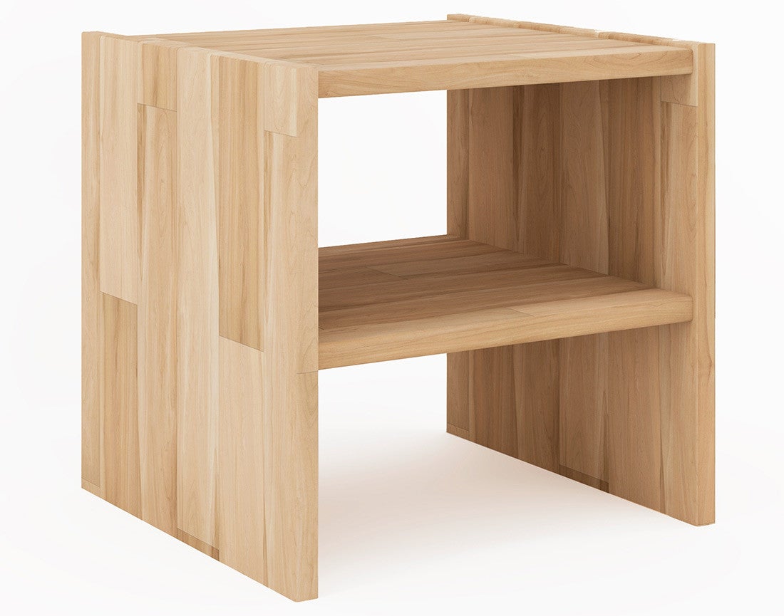 Table De Chevet En Chêne Massif – Authentique Et Unique, Idéale Pour Chambre à Coucher