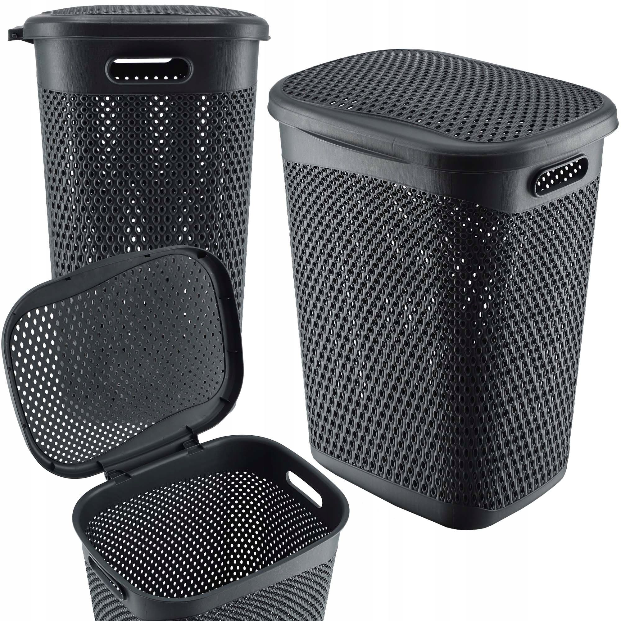 Yarebest Cesto Portaoggetti Impilabile in Plastica, Confezione da 6 Cesto Nero Yarebest Cesto Portaoggetti Impilabile in Plastica, Confezione da 6 Cesto Nero