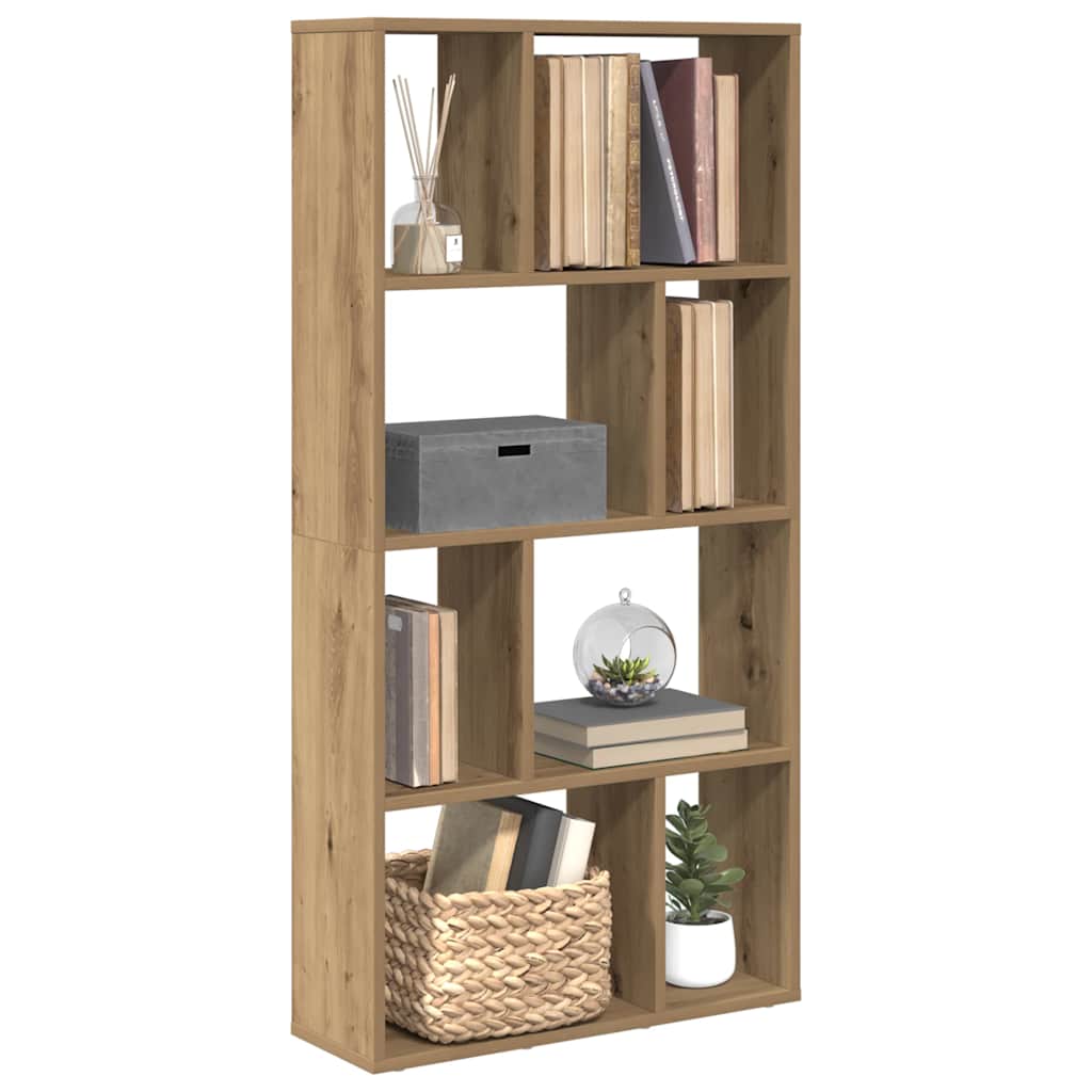 Bibliothèque en Bois Marron H. 120 x l. 60 x P. 20 cm - 2