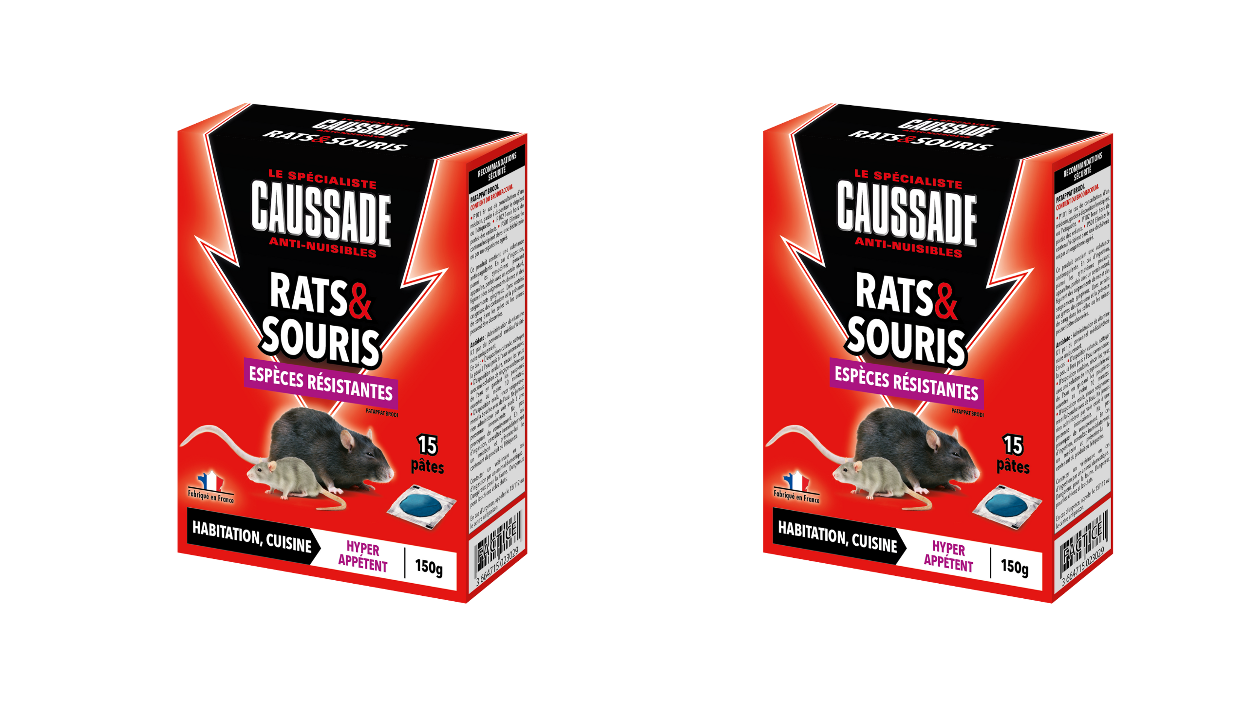 CAUSSADE Anti Rats & Souris - Espèces résistantes - Lieux secs ...
