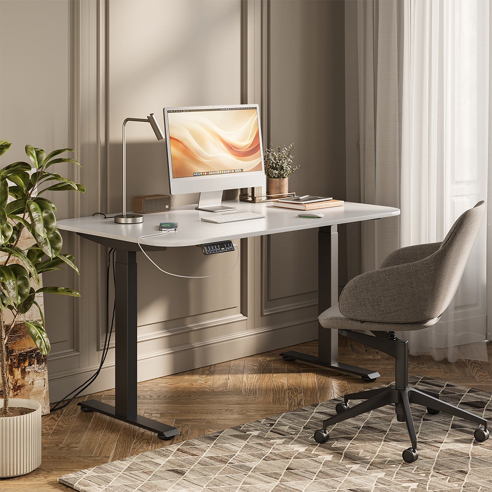 Vicco Biurko Elevate, Czarny/biały, 140 x 80 cm 2 silniki - 3