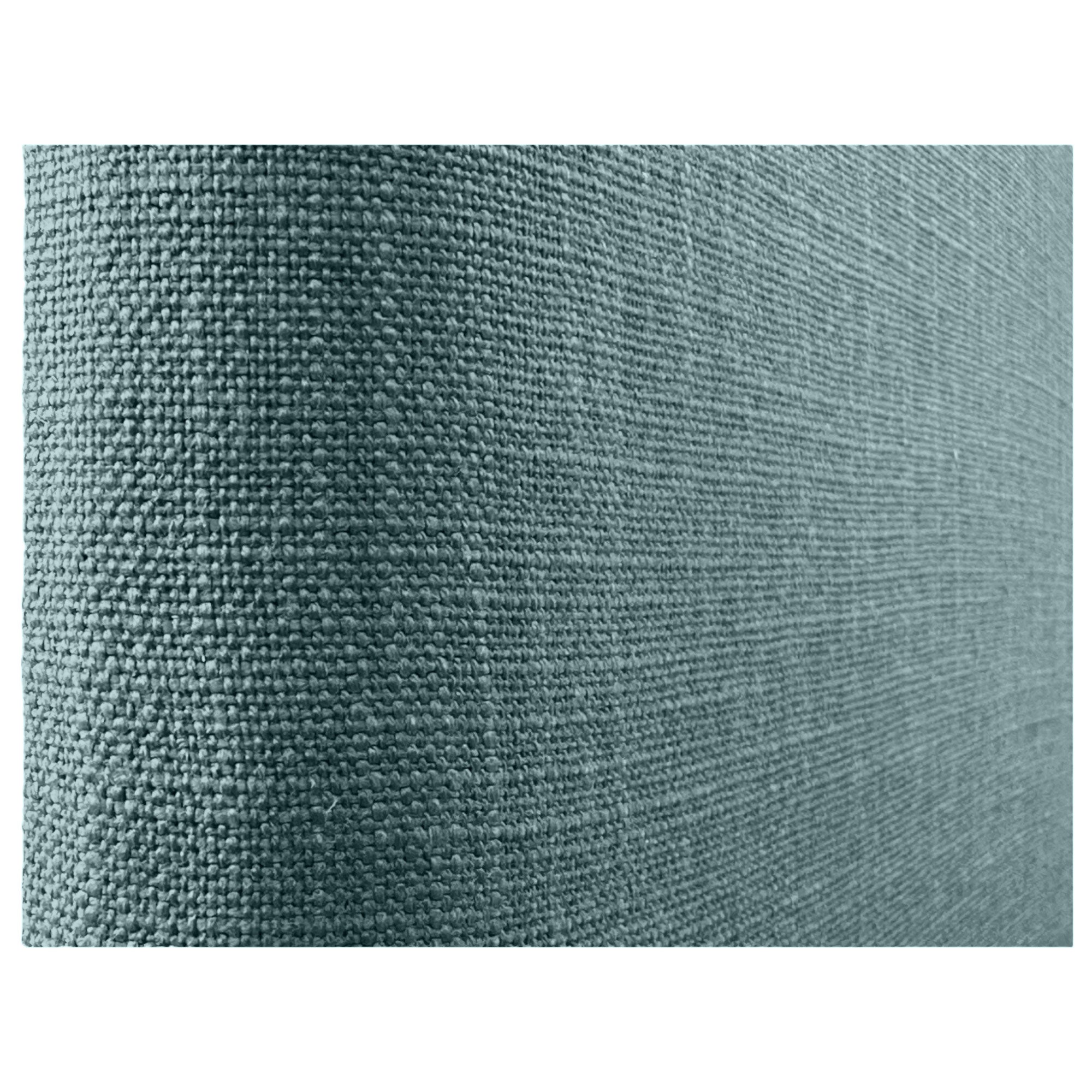 DHOME Cabecero Tapizado de Lino Natural Compuesto de Paneles Autoadhesivos Intercambiables Lujo Dormitorio Acolchado (Turquesa,135cm) - 8