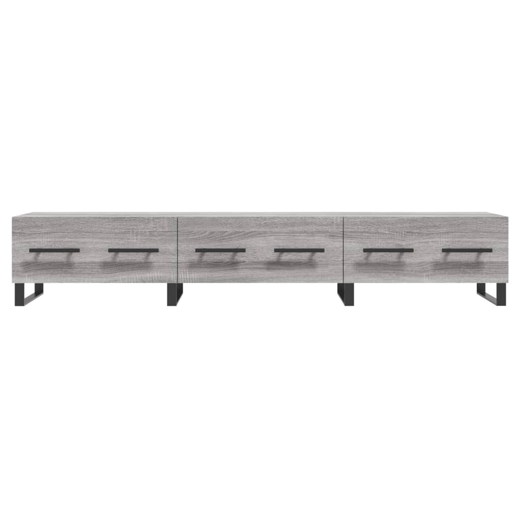 Meuble TV sonoma gris 150x36x30 bois d'ingénierie - 5