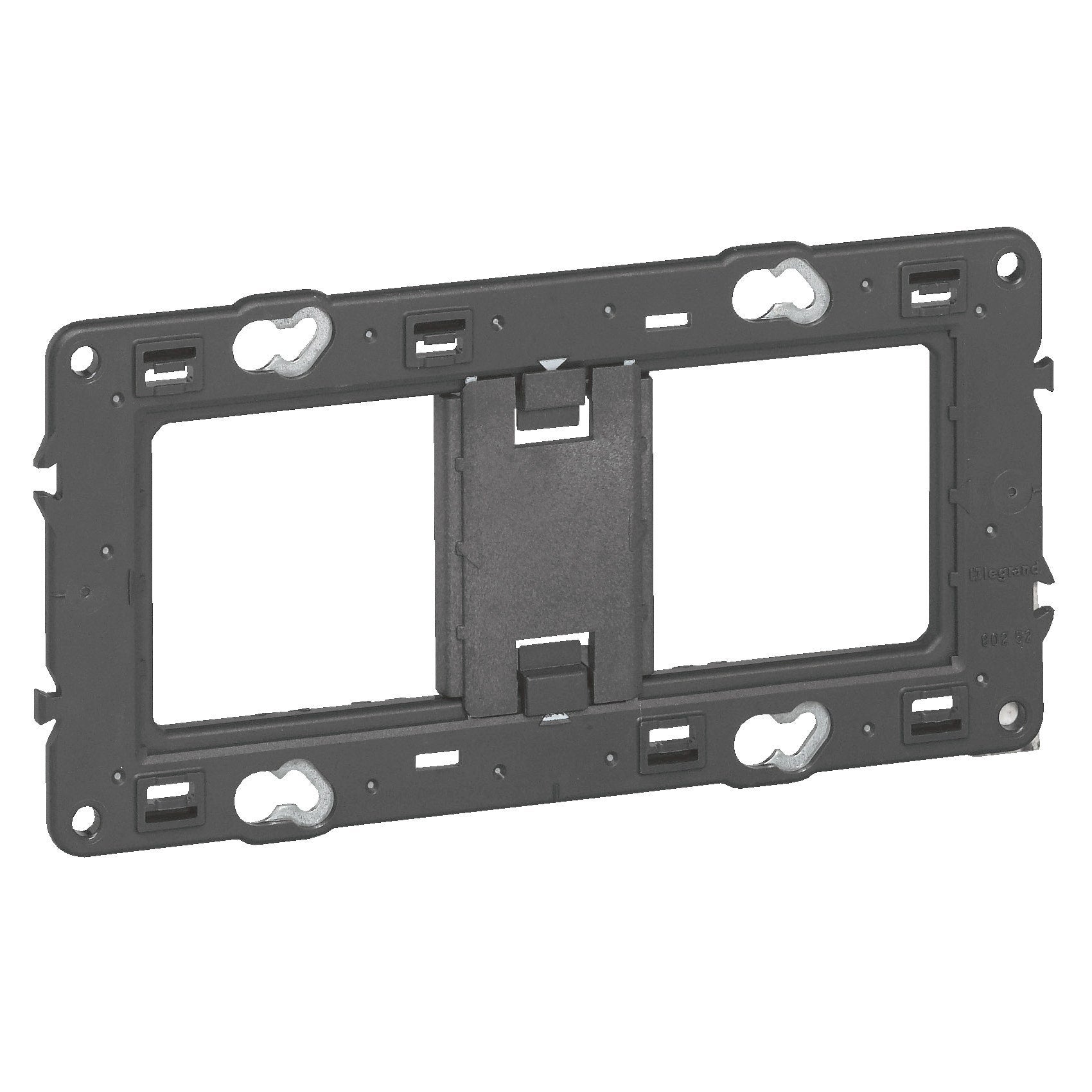 Legrand - Support à vis pour Mosaic Céliane Soliroc 2 postes 4 à 5 modules - 080252 - 2