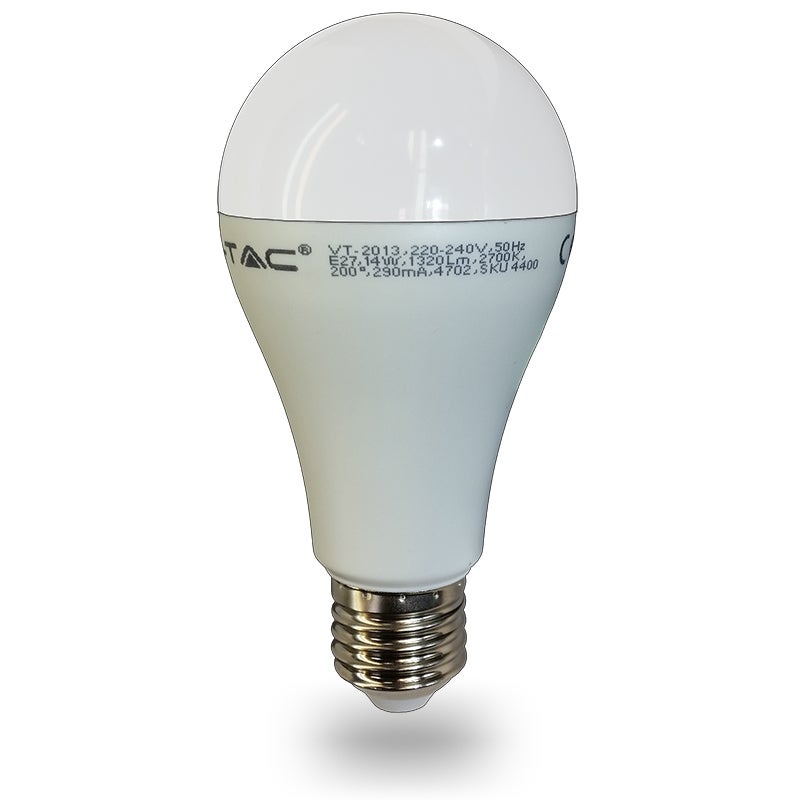 Lampadina LED 15W A65 Е27 200'D VT-2015 - 2700K - 8