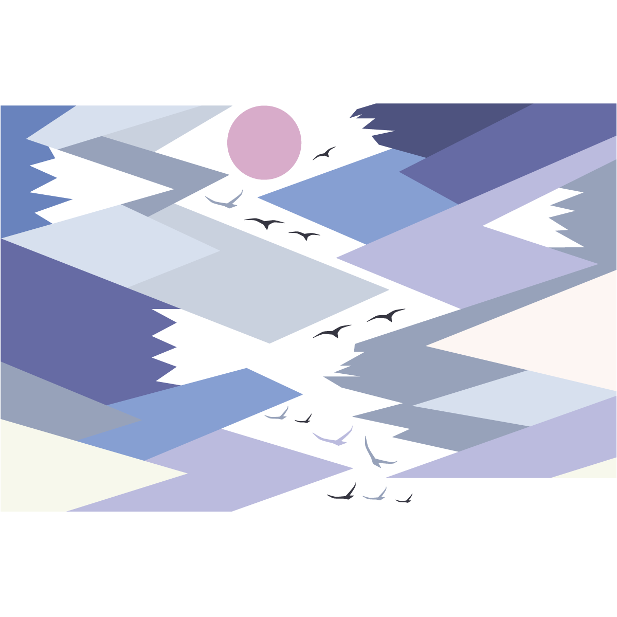 Adesivo bambino di montagna scandinavo solanka - Sticker adesivo - adesivi murali - 50x75cm - 2