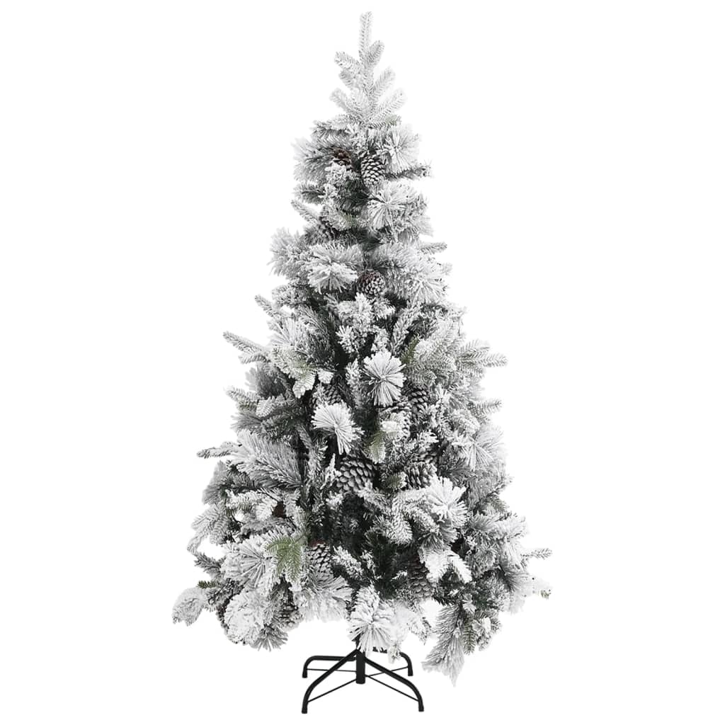 Albero di natale artificiale da 225 cm con supporto in metallo albero