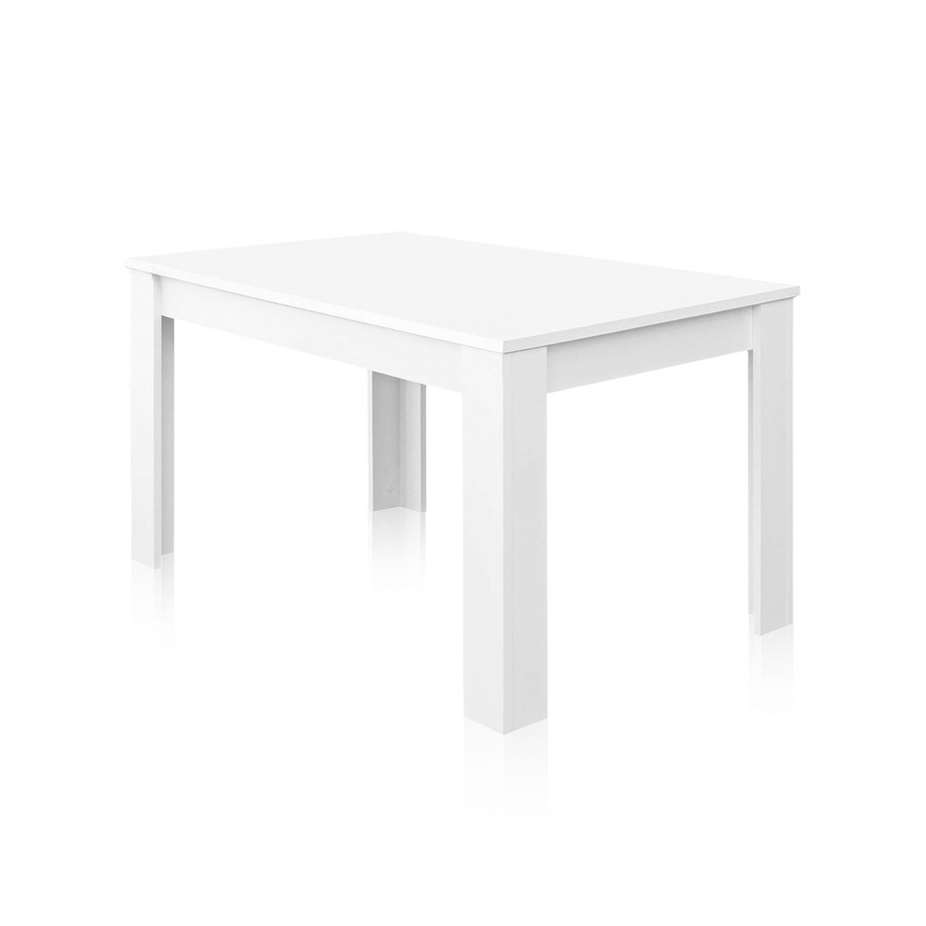 Table à manger THEA extensible L140/190cm - Blanc brillant - 8